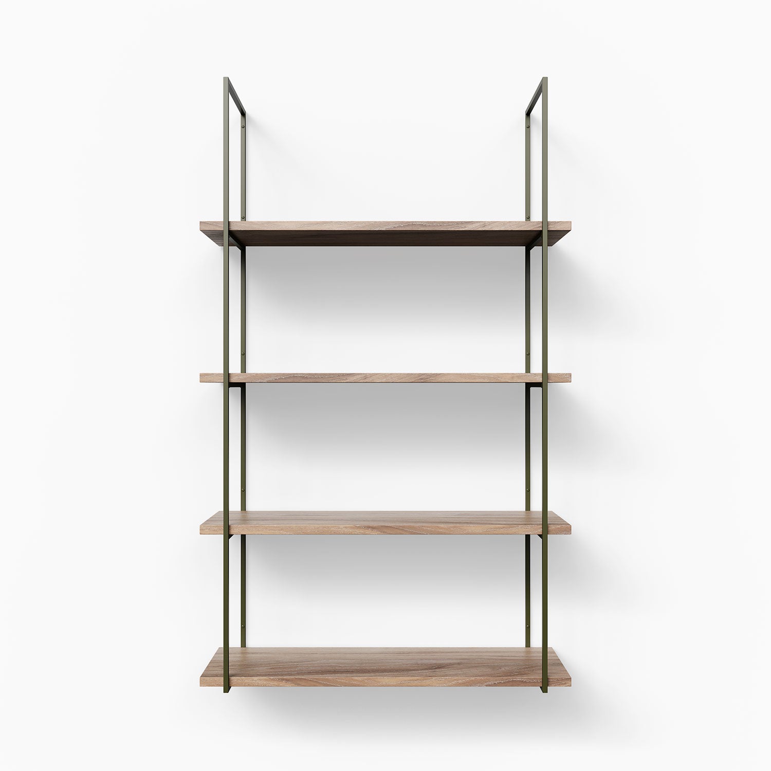 Lloyd Glazed White Oak 4 Tiered Shelf