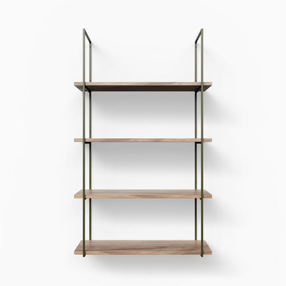 Lloyd Glazed White Oak 4 Tiered Shelf