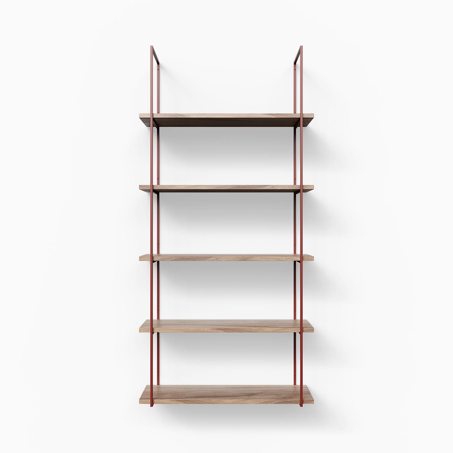 Lloyd Glazed White Oak 5 Tiered Shelf