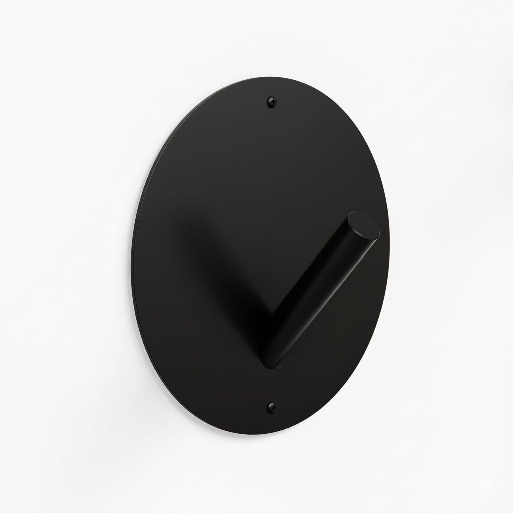 Mega Peggy Round 1 Wall Hook - B&W