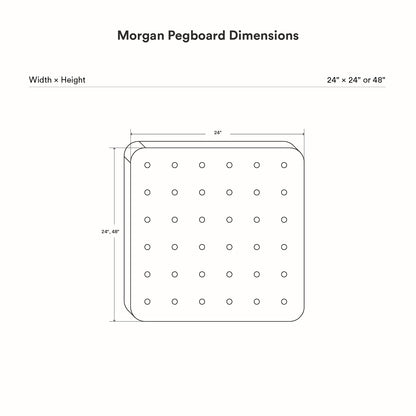 Morgan Magnetic Pegboard