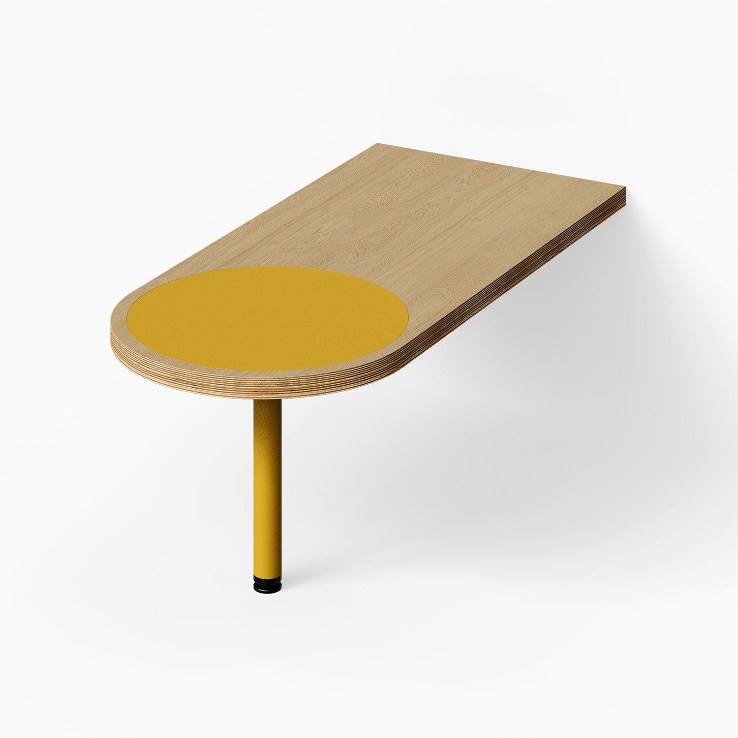 Moxie Peninsula Table (Baltic Birch - With Color Inlay)