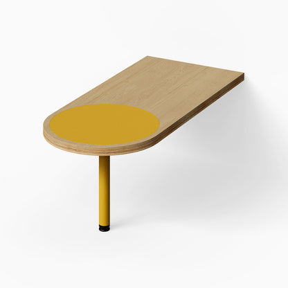 Moxie Peninsula Table (Baltic Birch - With Color Inlay)