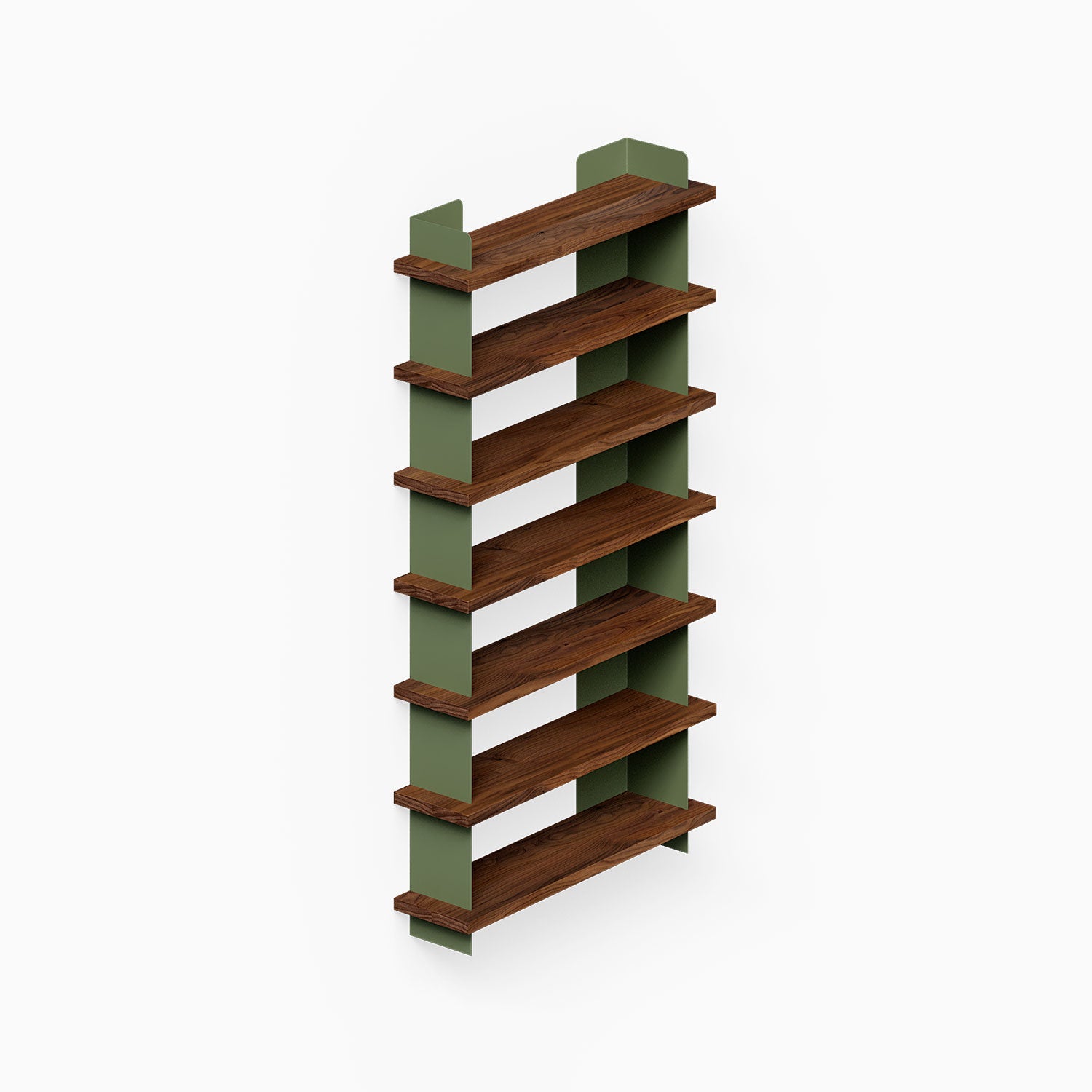 Nigel Bookshelf | Modern Wood & Steel Bookcase – Shelfology