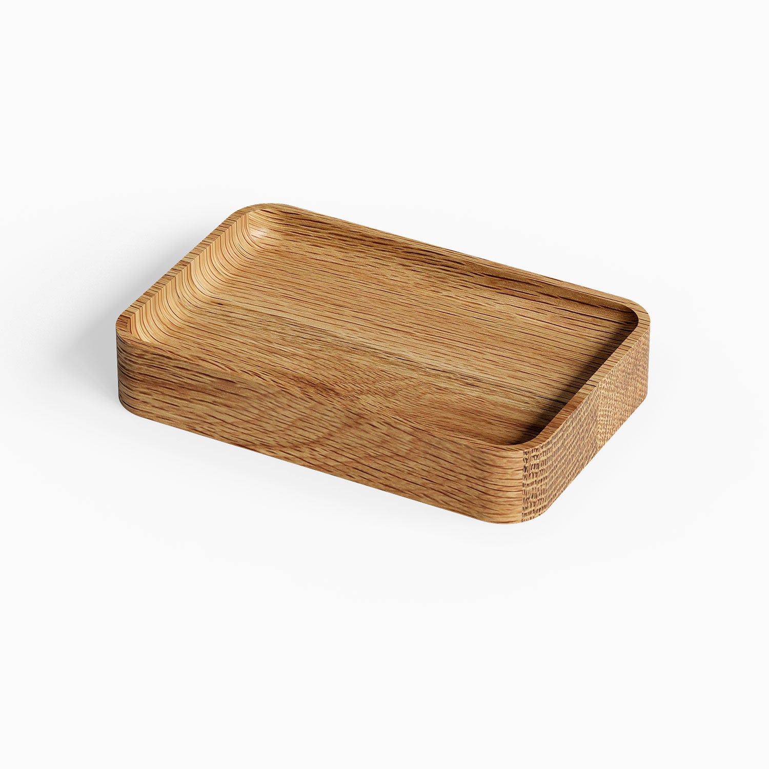 Scranton Office Tray made of solid hardwood with smooth edges designed for organizing essentials in a minimalist, functional style.