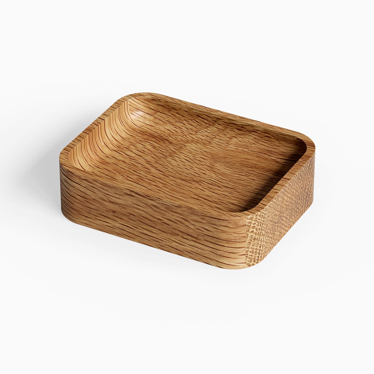Scranton Office Tray made of solid hardwood with a minimalist design, perfect for organizing small items in any space.