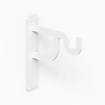 Petal Outdoor Planter Hook white wall mounted hook for hanging outdoor planters and maximizing vertical space