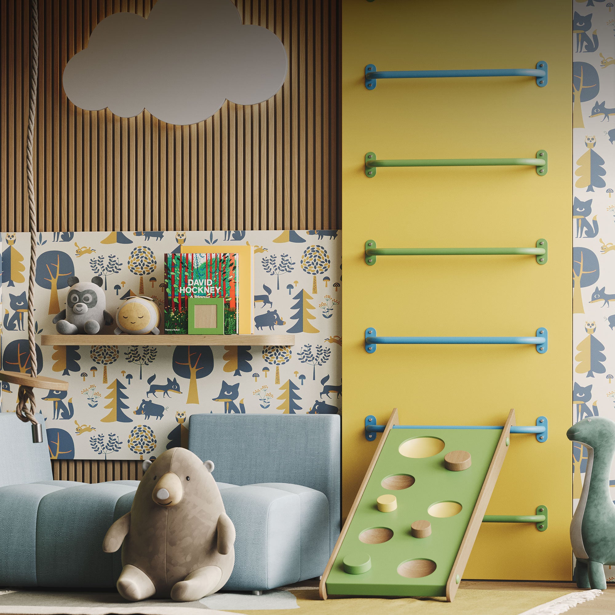 Randle Monkey Bars + Wall Ladder | Shelfology®