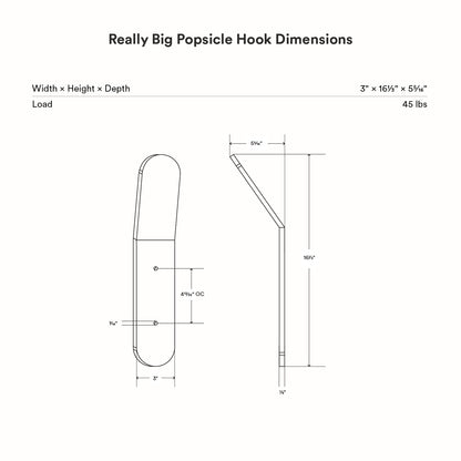 Really Big Popsicle Wall Hook