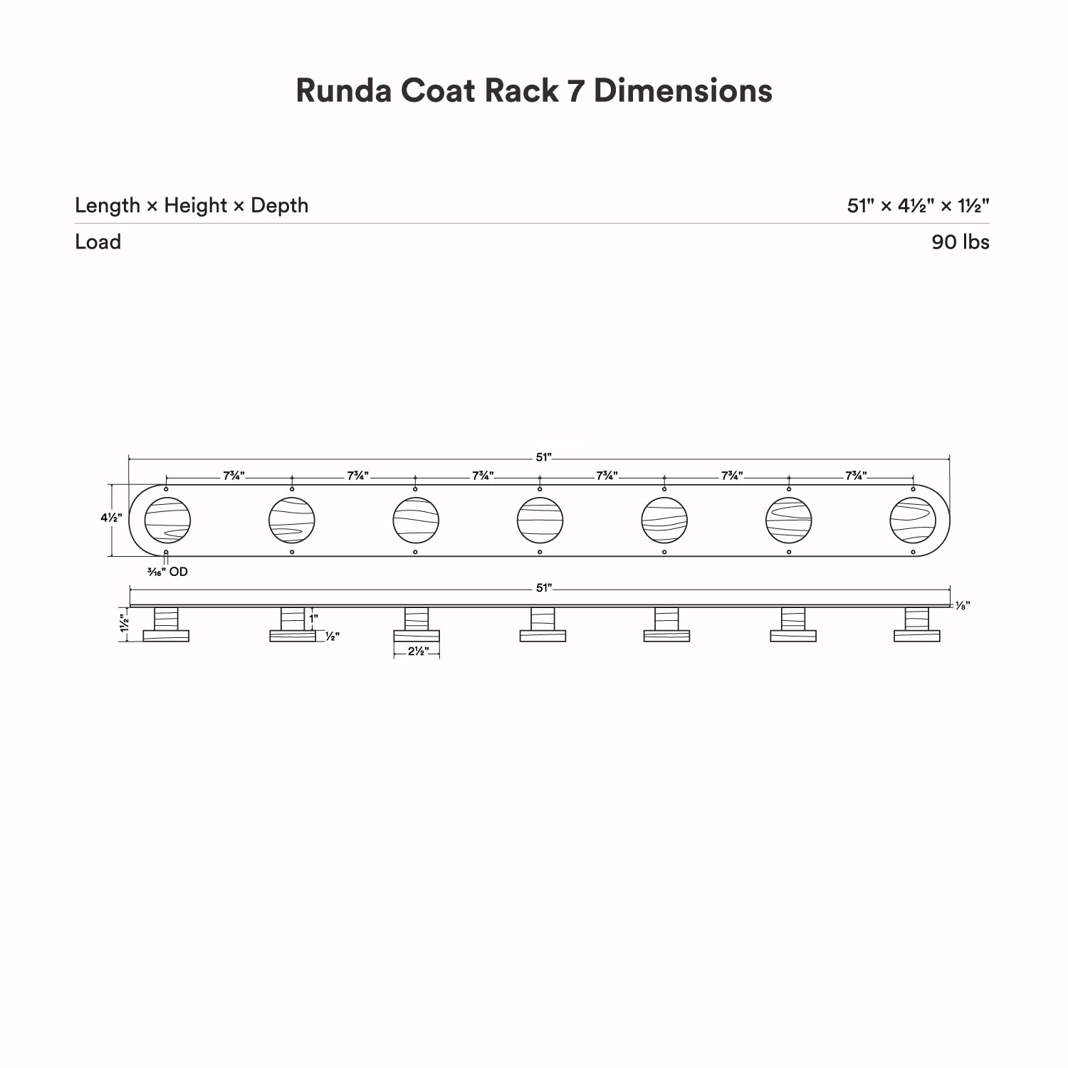 Runda Coat Rack 7