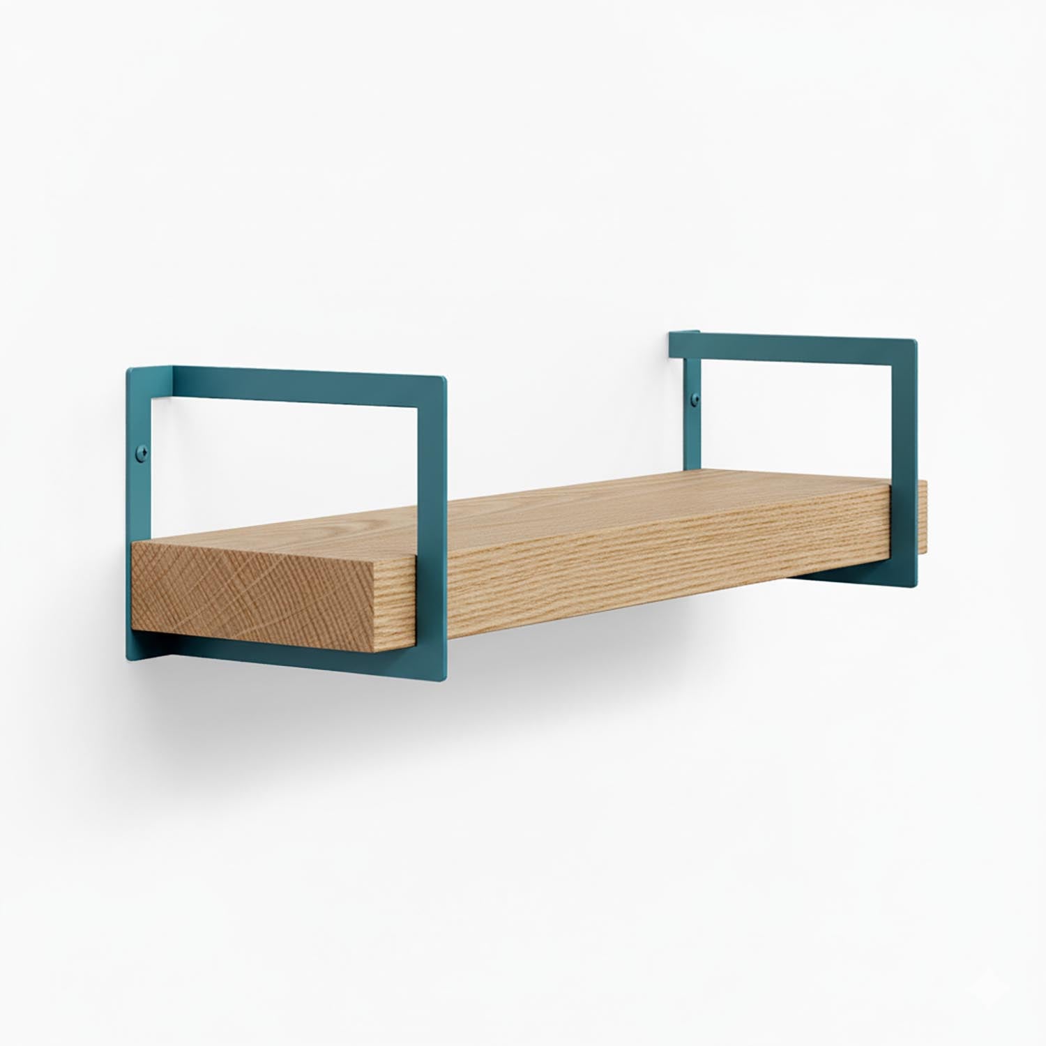 Shortie White Oak Wall Shelf