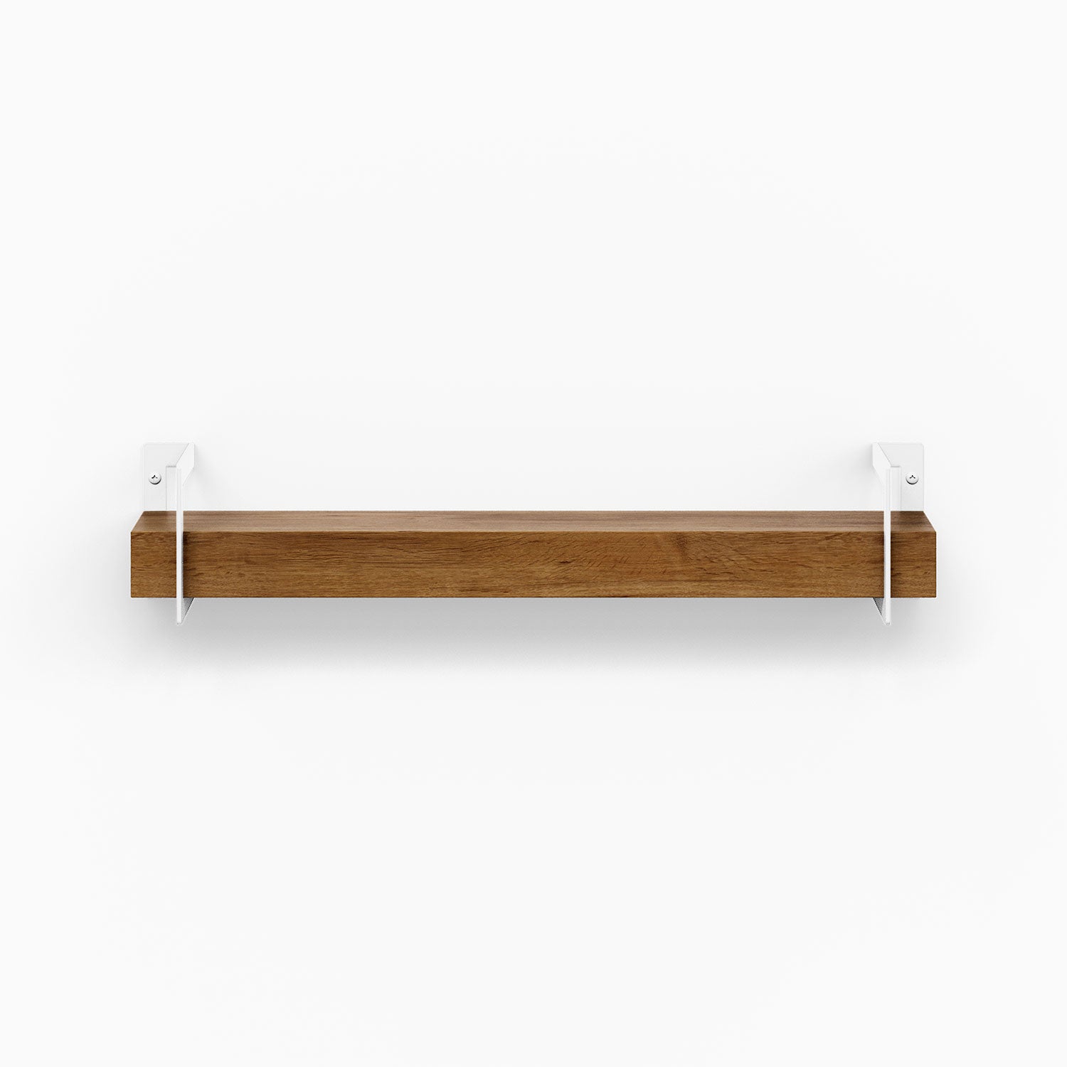 Shortie White Oak Wall Shelf