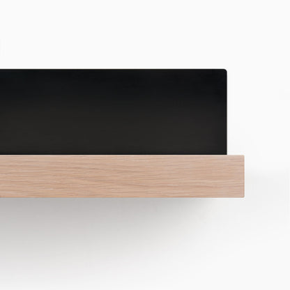 Skaksel Glazed White Oak Wall Shelf