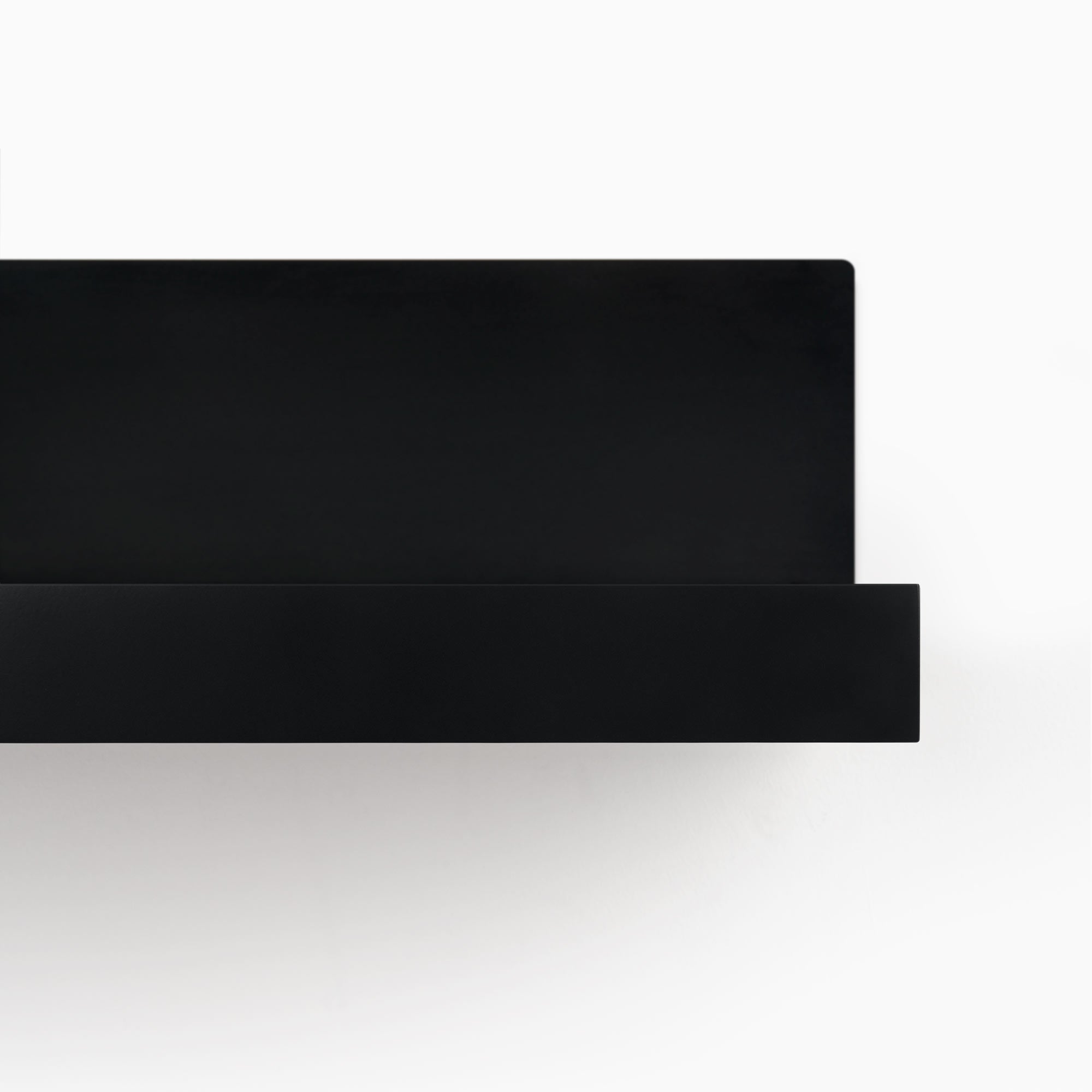 Skaksel Black Wall Shelf