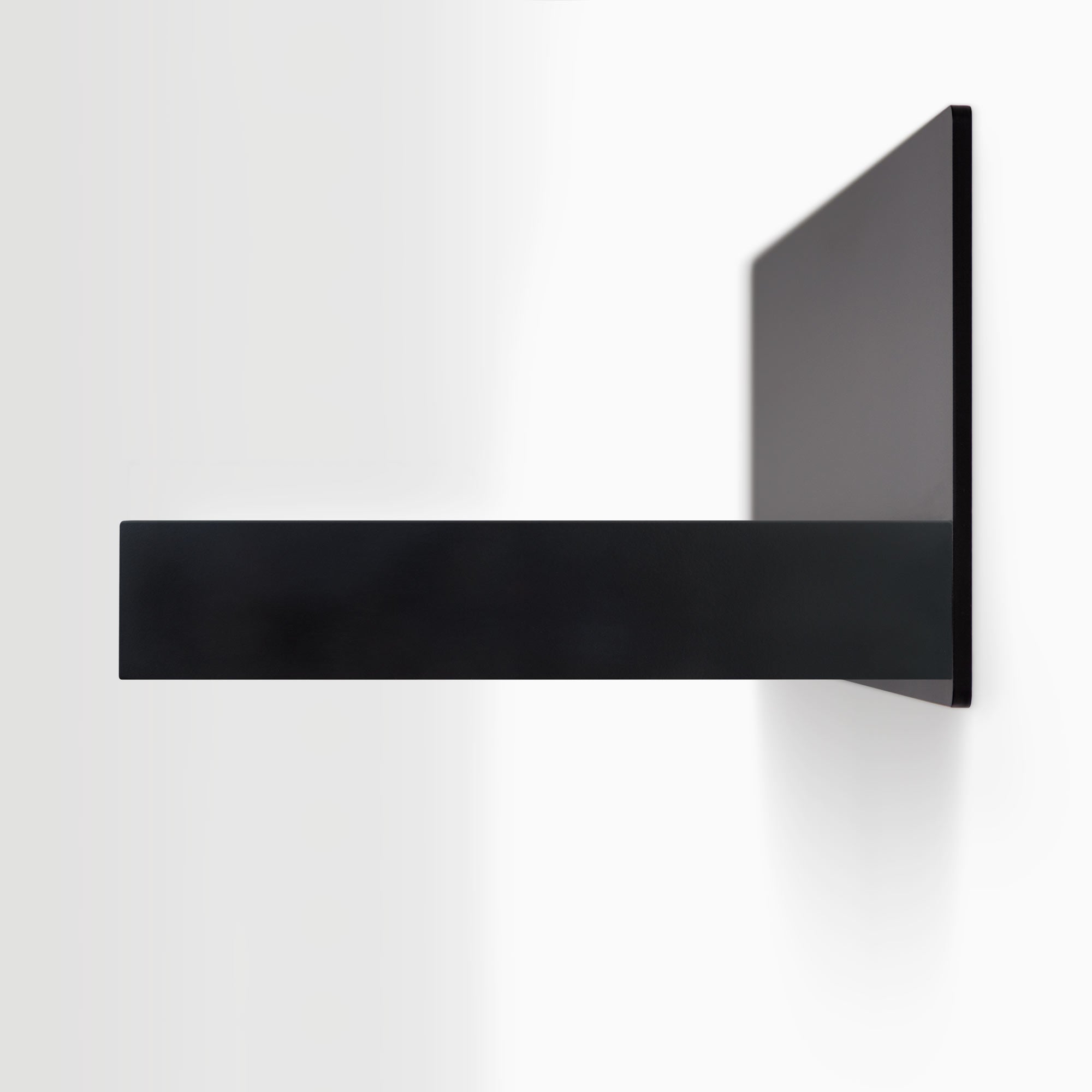 Skaksel Black Wall Shelf