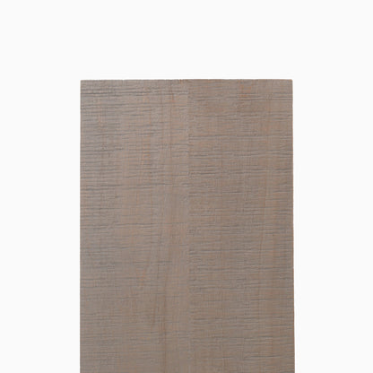 Hatch Grey Rustic Wood Slab with textured surface in muted grey, ideal for custom floating shelves and wall displays