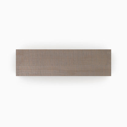 Hatch Grey Rustic Wood Slab floating shelf in muted grey with rustic textures for stylish wall display and organization