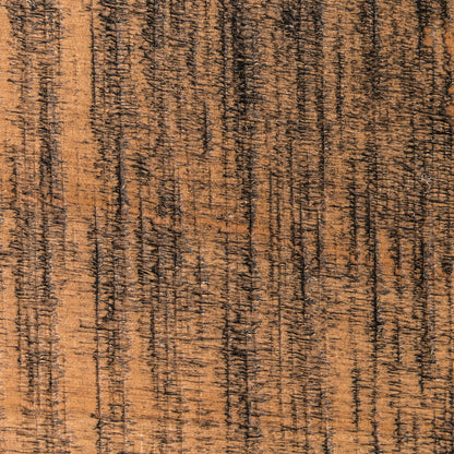 Close-up texture of Nutmeg Rustic Wood Slab showing natural wood grain for solid hardwood wall shelves by Shelfology.