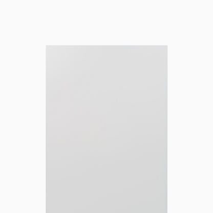 White Wood Slab showing smooth minimalist surface ideal for functional wall shelf displays by Shelfology