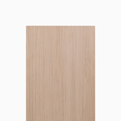 Unfinished White Oak Wood Slab with natural grain texture, ideal for custom floating shelves and wall display projects