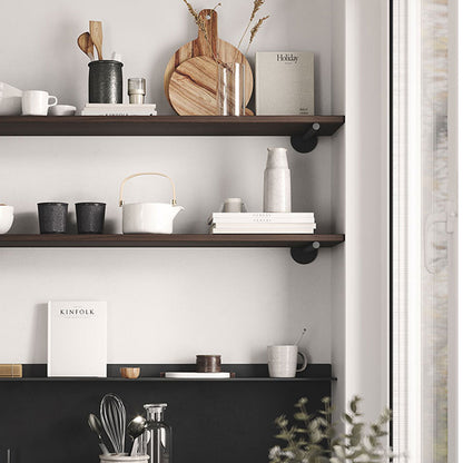 Roderick Hatch Grey Rustic Wall Shelf