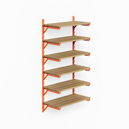Studly Wall Storage 2x6 Shelf System (6 Shelf)