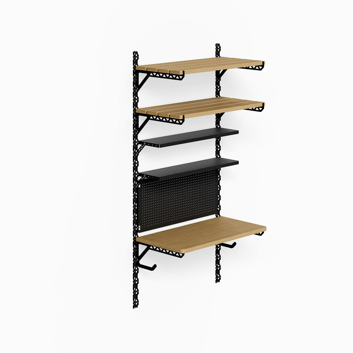 Studly Wall Storage Workbench & 2x6 Shelf System
