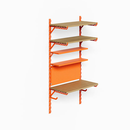 Studly Wall Storage Workbench & 2x6 Shelf System