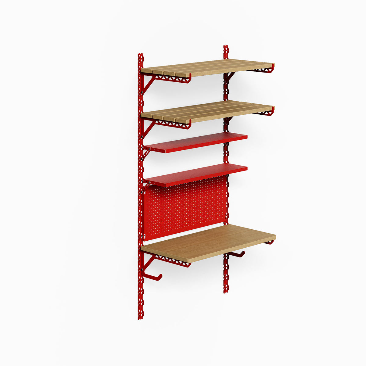 Studly Wall Storage Workbench & 2x6 Shelf System
