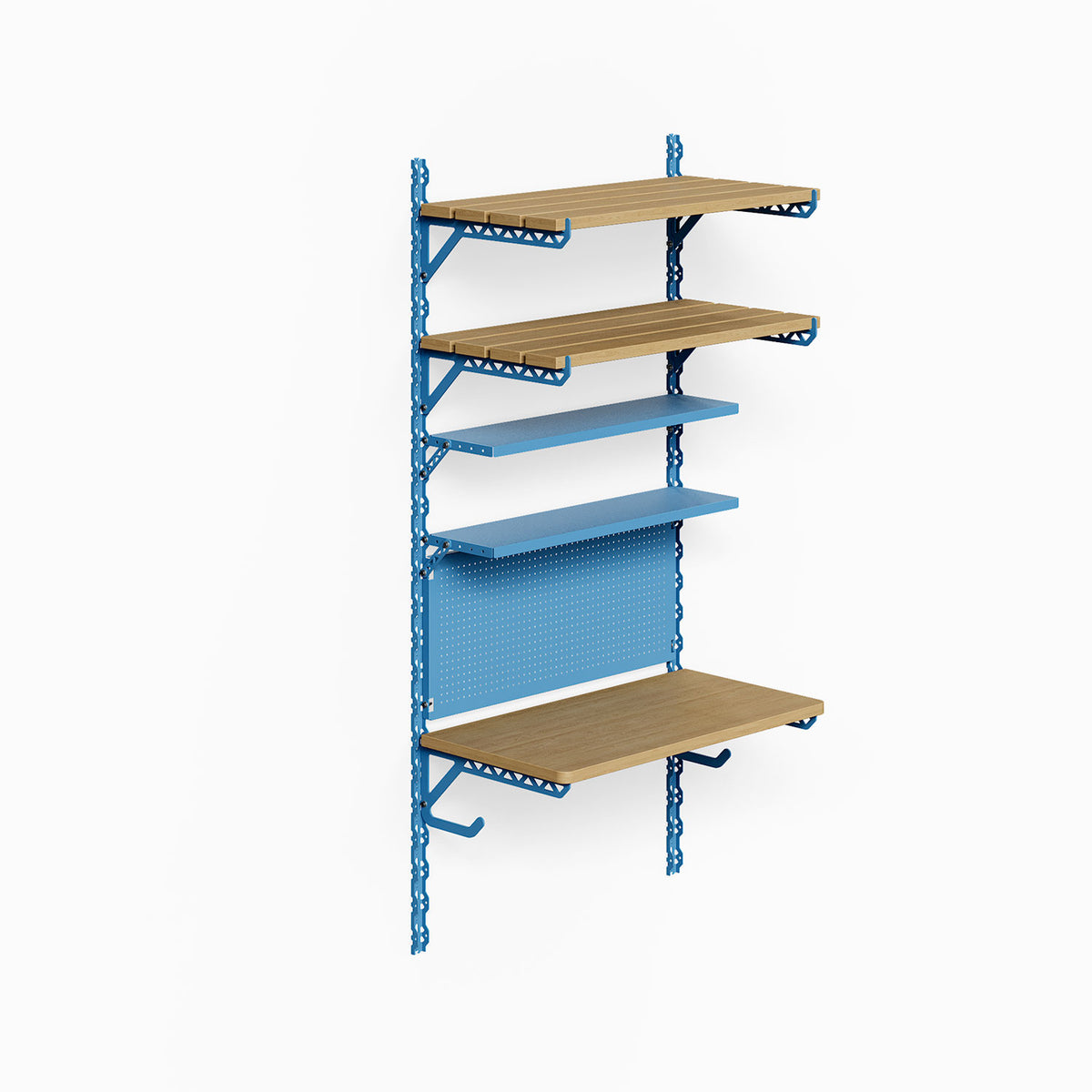 Studly Wall Storage Workbench & 2x6 Shelf System