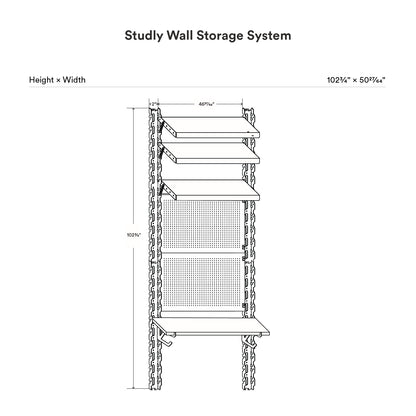 Studly Wall Storage Workbench & Shelf System