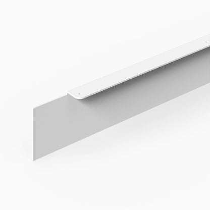 Well Well Toe Kick white metal panel with minimalist design for streamlined lower cabinet organization and a clean finished look