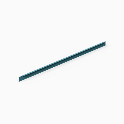 Well Well Toe Kick slim teal metal baseboard accessory for discreet under cabinet organization and a clean minimalist finish