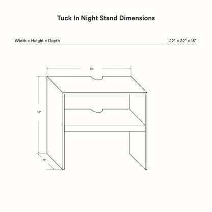 Tuck In Nightstand