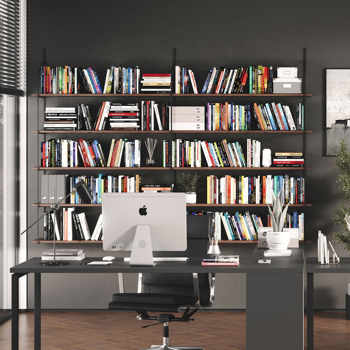 Verne Dutch Mocha 1 Tiered Shelf | Shelfology®