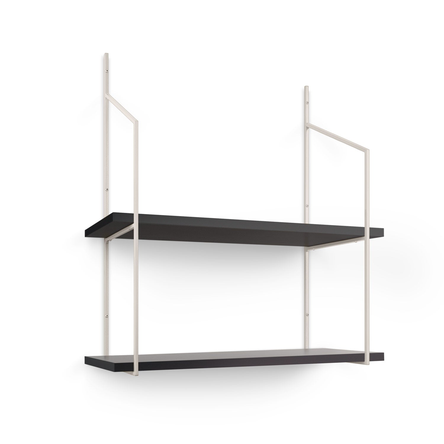 Verne Black 2 Tiered Shelf