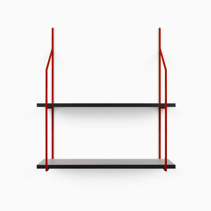 Verne Black 2 Tiered Shelf