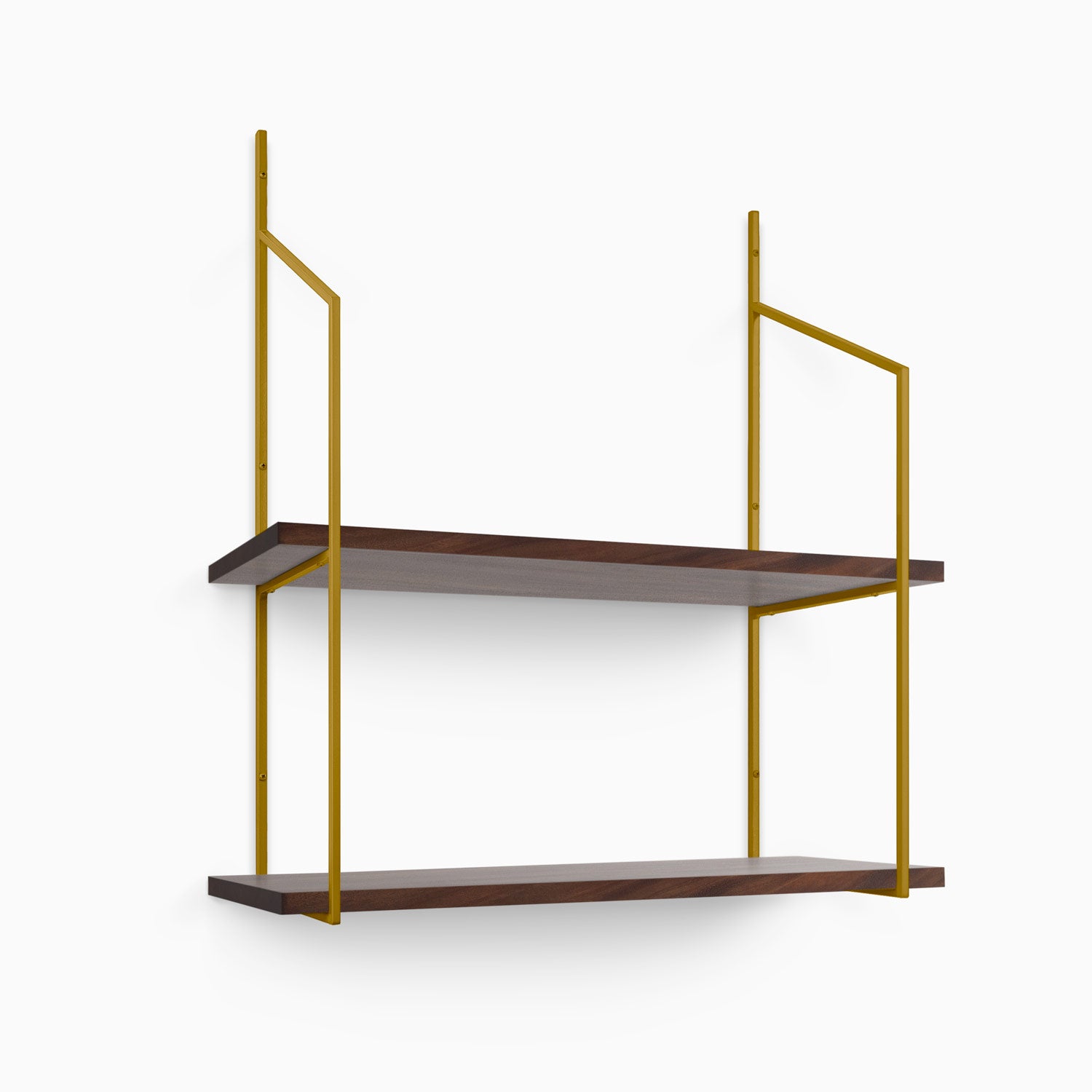 Verne Dutch Mocha 2 Tiered Shelf