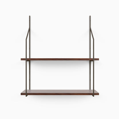 Verne Dutch Mocha Tiered Shelf