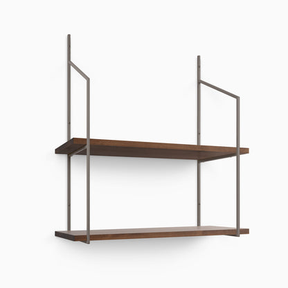Verne Espresso 2 Tiered Shelf