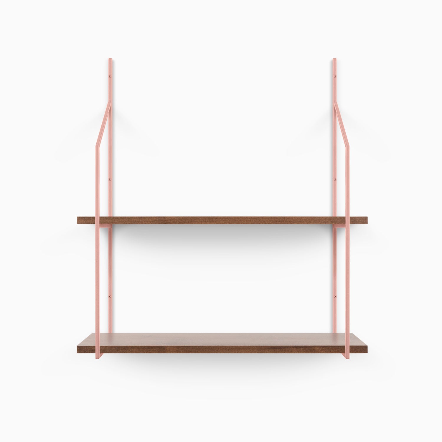 Verne Espresso 2 Tiered Shelf | Shelfology®