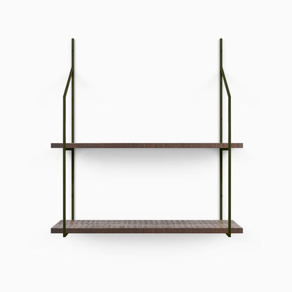 Verne Espresso 2 Tiered Shelf