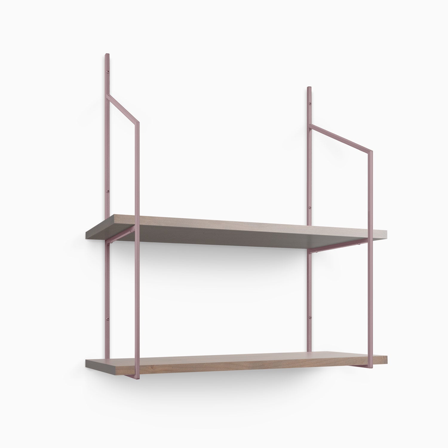 Verne Hatch Grey 2 Tiered Shelf