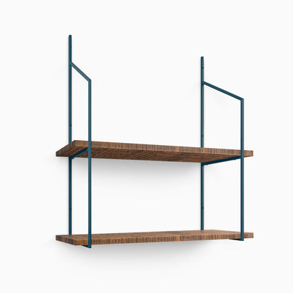 Verne Nutmeg Rustic 2 Tiered Shelf