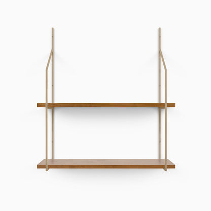 Verne Nutmeg 2 Tiered Shelf