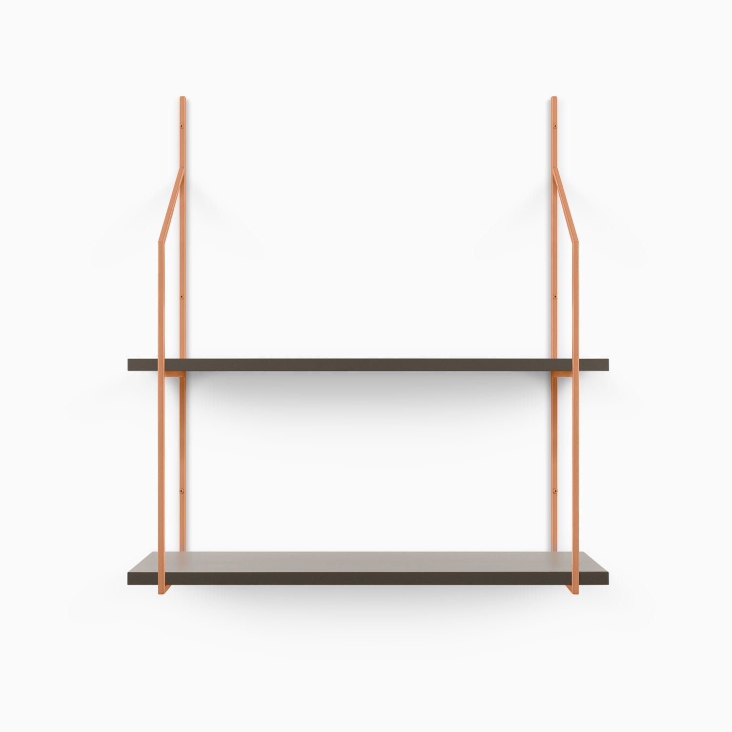 Verne Tungsten 2 Tiered Shelf