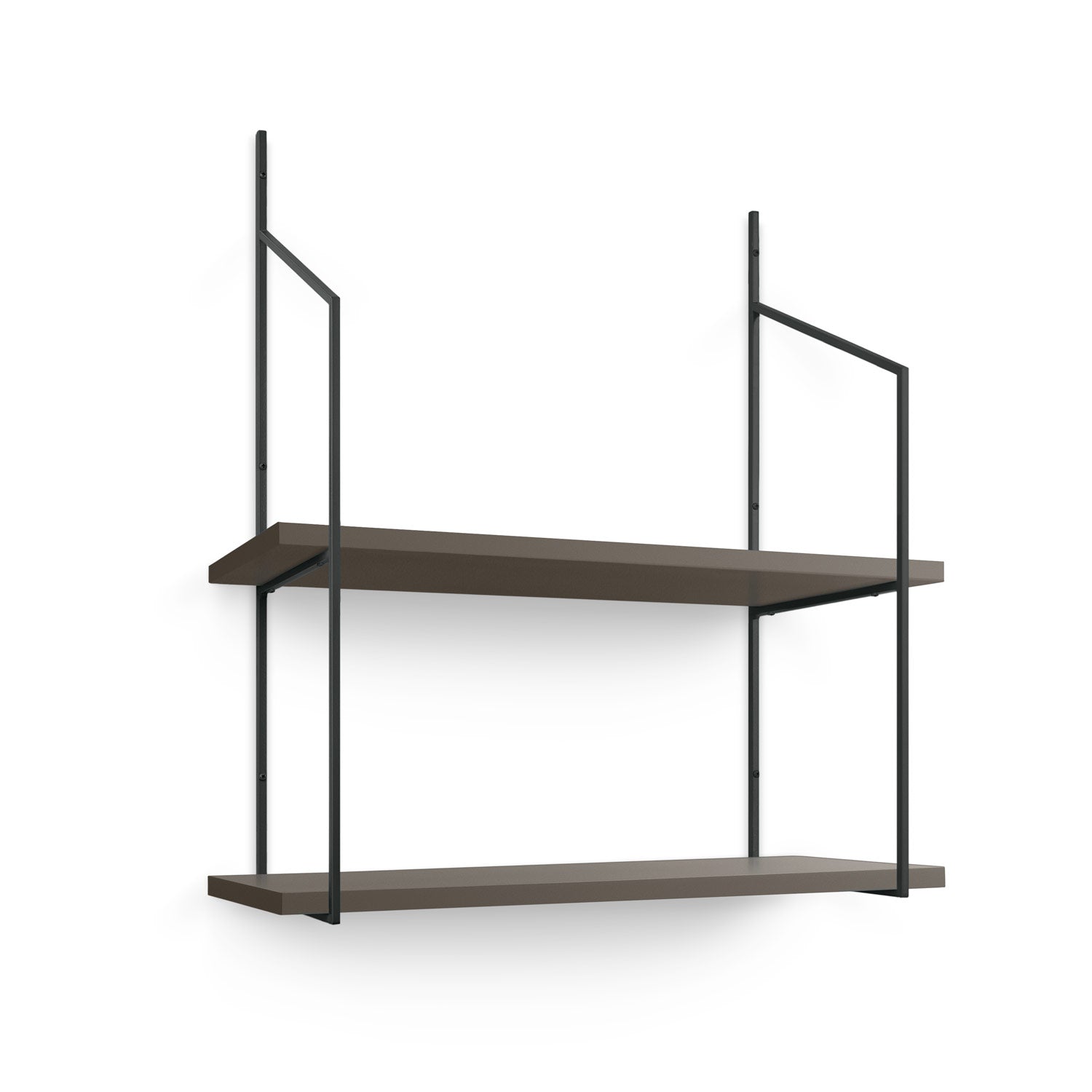 Verne Tungsten 2 Tiered Shelf