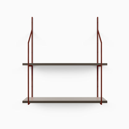 Verne Tungsten 2 Tiered Shelf