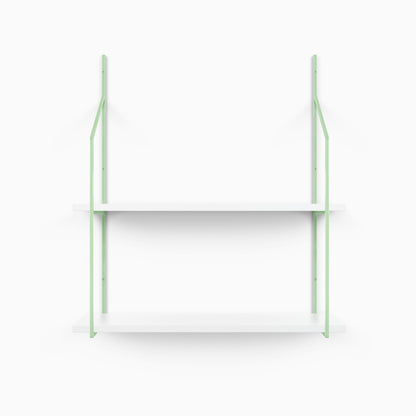 Verne White 2 Tiered Shelf