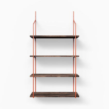 Verne Espresso 4 Tiered Shelf | Shelfology®